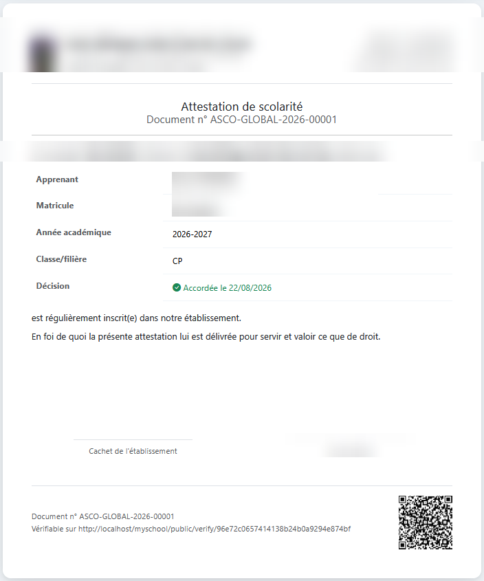 Des documents officiels infalsifiables